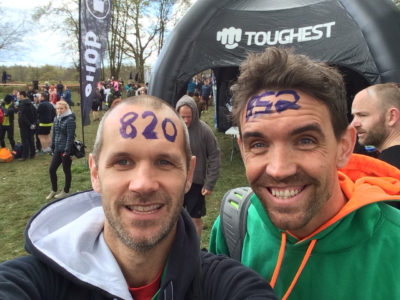 Ga & Mike at Toughest Race Pippingford Park