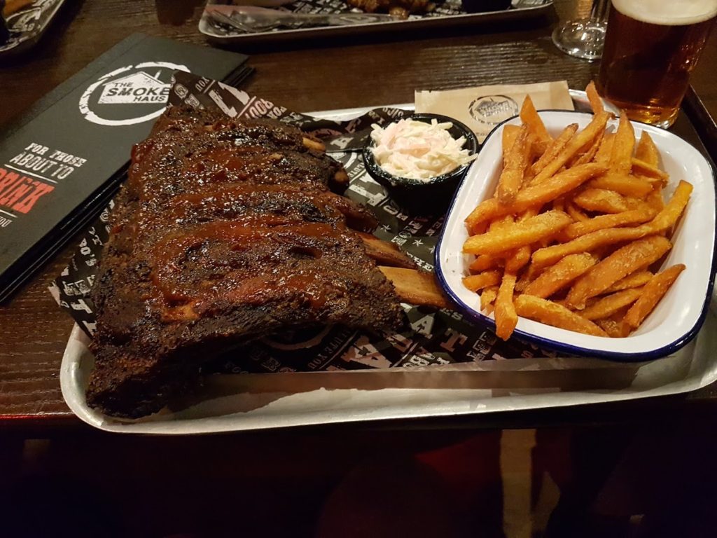 Smokehaus Ribs & Sweet Potato Fries!