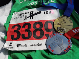 Severn Bridge Finishers Medal & Bib