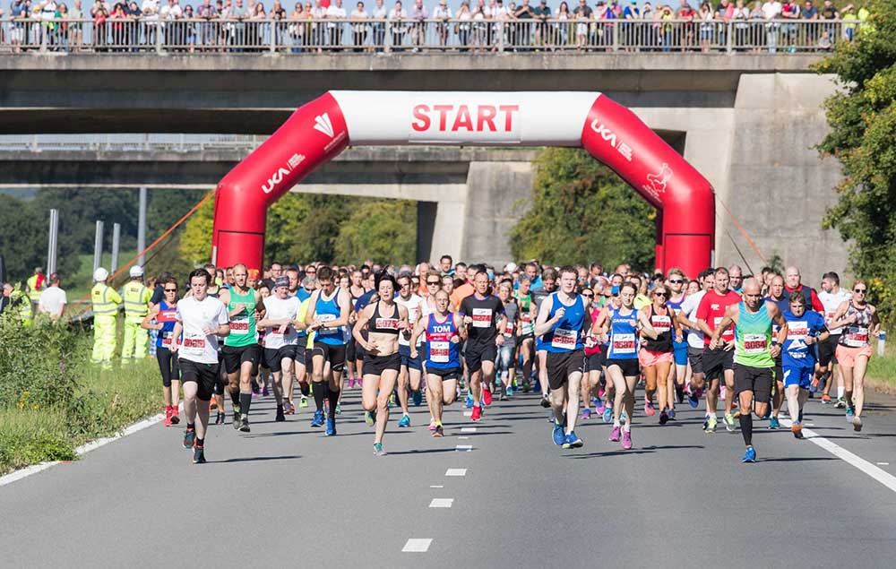 Severn Bridge 10k Race Start