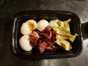 Keto Bacon Eggs & Avocado